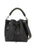 Muria Bucket Bag, &pound;2,100, Handbags, Black, Leather, Front view